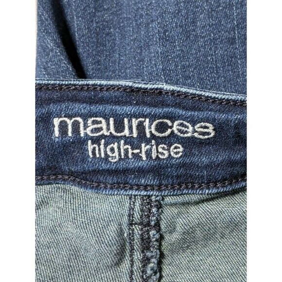 (3/$35) Maurices Womens Size Small Regular High Rise Stretchy Denim Blue Jeans - Picture 3 of 10